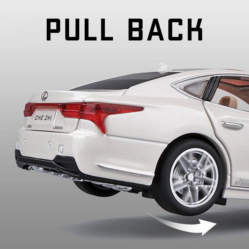 Mô Hình Xe Hơi Lexus LS500h Bằng Hợp Kim Tỉ Lệ 1: 32 Có Đèn Và Âm Thanh Sống Động