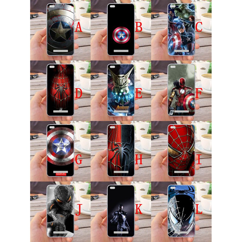 Ốp Lưng Silicon Dẻo Thiết Kế Hình Biệt Đội Siêu Anh Hùng Avengers # 3 Cá Tính Dành Cho Xiaomi Redmi 4a