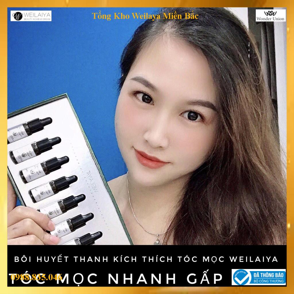 Kích thích mọc tóc nhanh với huyết thanh serum mọc tóc weilaiya 8 lọ x5ml