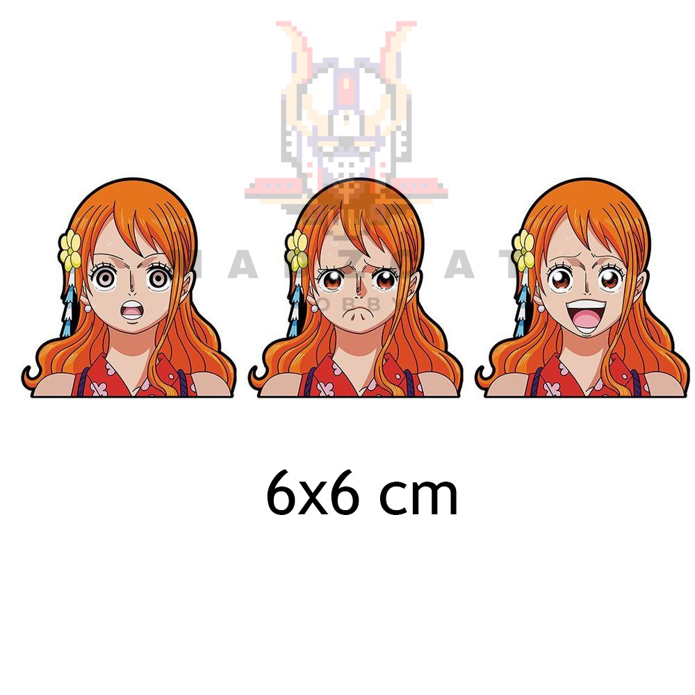 Sticker 3D One Piece dán điện thoại - laptop - ô tô chống nước