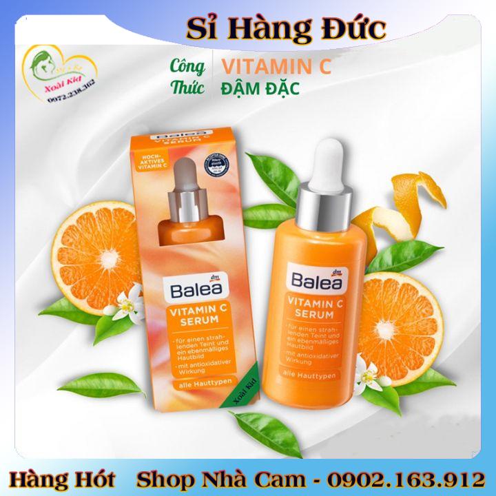 [auth] Serum Vitamin C sáng da, mờ thâm, chống lão hoá và nếp nhăn Balea Đức [ Nội địa Đức Đủ Bill] [Hot]