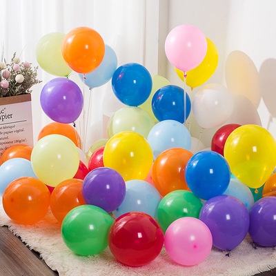 Set 50 Bong Bóng Cao Su 10 Inch Trang Trí Tiệc