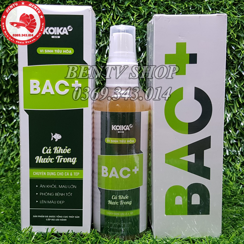 Vi Sinh Tiêu Hóa BAC+ - Giúp Cá Khỏe Nước Trong