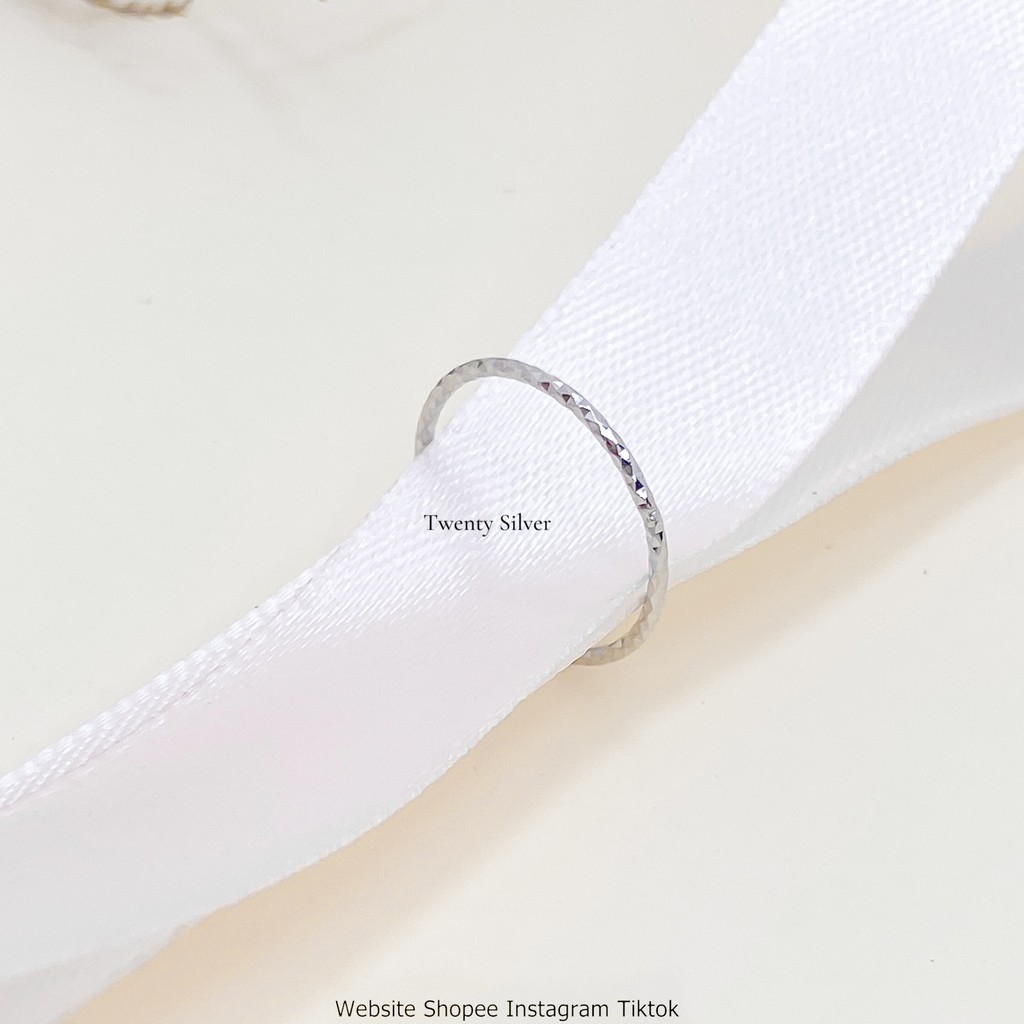 Nhẫn Bạc S925 Basic Angle NLARJ2392. Nhẫn Bạc 925 Nữ 20Silver