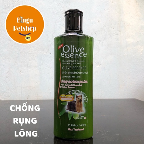 [CHÍNH HÃNG] SỮA TẮM OLIVE Essence CHO CHÓ MÈO 450Ml