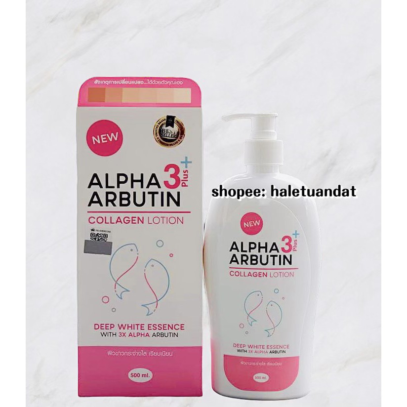 DƯỠNG THỂ ALPHA ARBUTIN LOTION 3PLUS 500ml