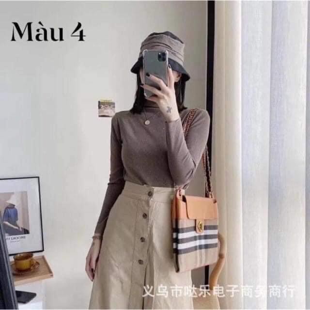 [GIÁ SỈ] Áo giữ nhiệt nữ cổ 3 phân xuất Nhật FREESIZE 40-55KG (túi zip) | BigBuy360 - bigbuy360.vn