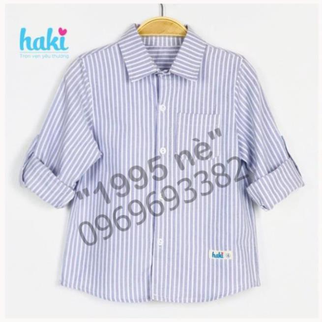 Áo sơ mi bé trai dài tay Xanh_Trắng_Kẻ tím_Kẻ Xanh ( Hàng Việt Nam xuất khẩu)
