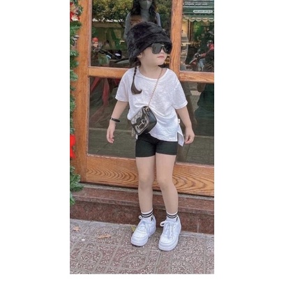 ❤set áo thun + legging ngố cho bé gái⚡️