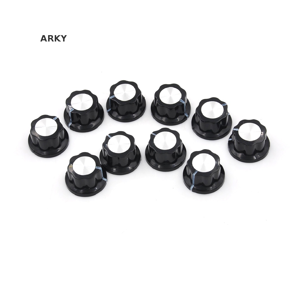 Set 10 Núm Vặn Chiết Áp Đường Kính 6mm