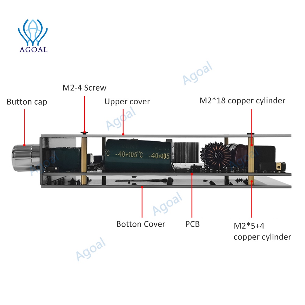 Mô Đun Khuếch Đại Âm Thanh Bluetooth Kỹ Thuật Số ZK-HT21 2.1 TDA7498E 160WX2 + 220W