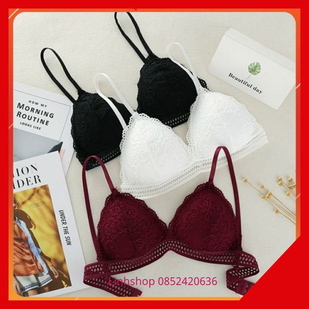 Áo Bra Ren Đệm Mỏng Không Gọng Siêu Xinh Mẫu Mới Nhất