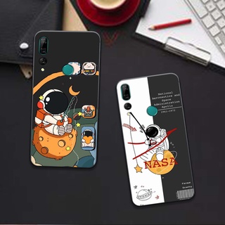 Ốp lưng điện thoại huawei y9 2019 / y9 prime 2019 in hình vũ trụ, phi hành gia dễ thương cute