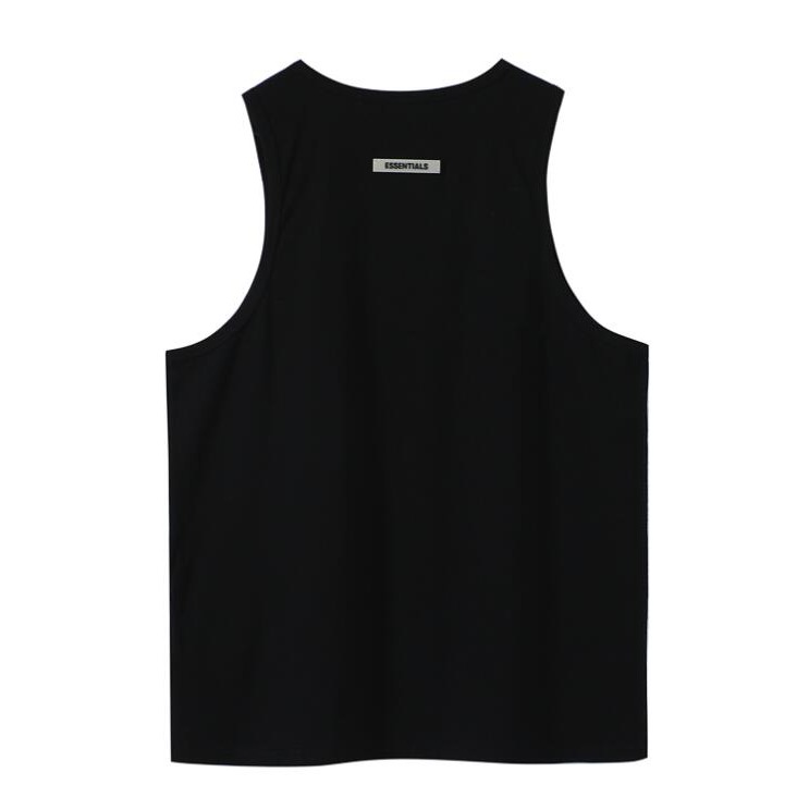 Áo Ba Lỗ Từ Cotton In Chữ Essentials Thời Trang Cho Nam Và Nữ