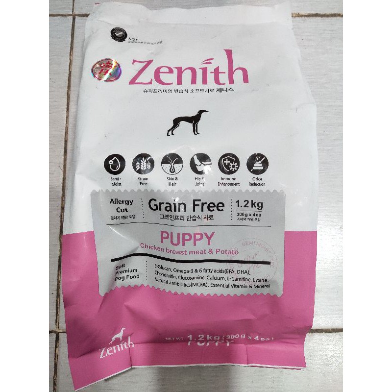 Zennith Puppy 1.2kg hạt mềm cho chó con