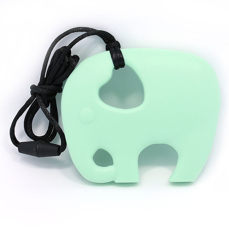 Đồ Chơi Ngậm Nướu Hình Chú Voi Bằng Silicone Dành Cho Trẻ Em