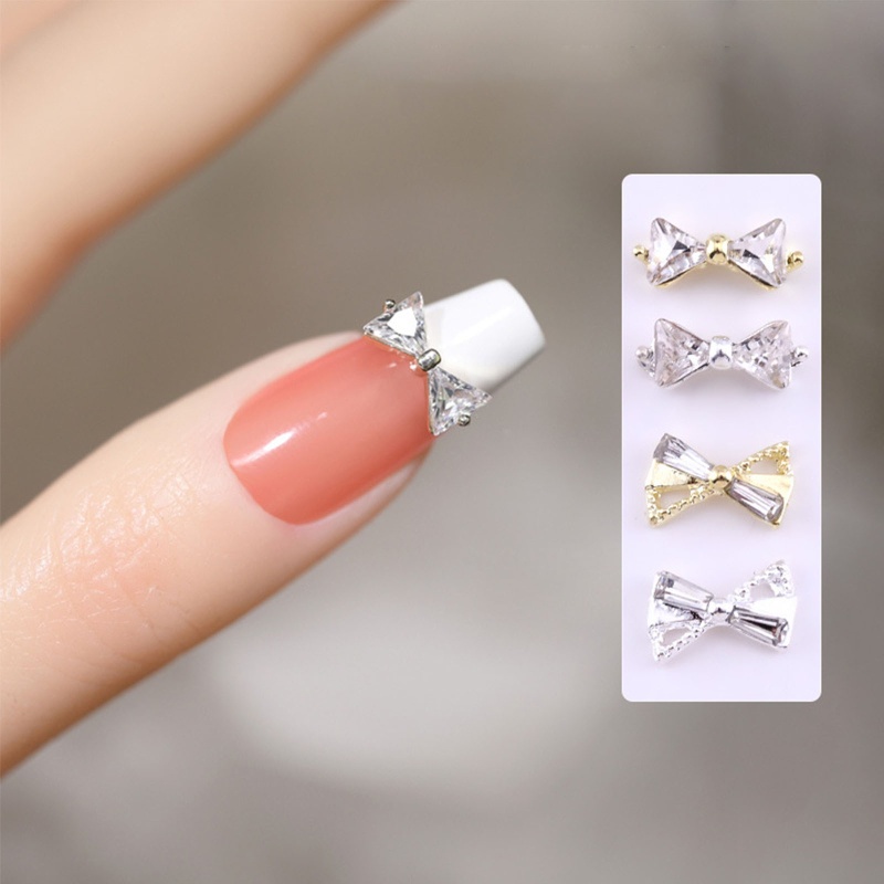 Phụ Kiện Đá Đính Trang Trí Móng Tay 3D Bằng Hợp Kim Tiện Dụng
