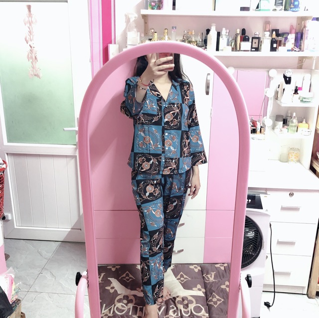 Pijama lụa thái tuấn( vải bao đẹp)
