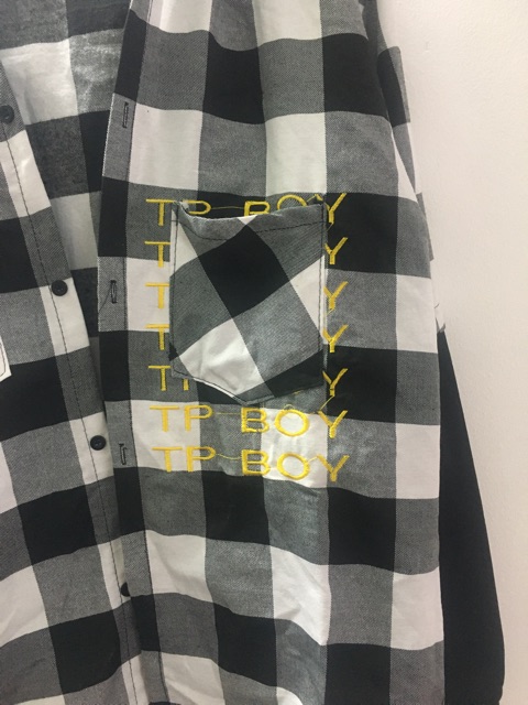 ÁO KHOÁC sơ mi karo thiêu PTBOY 2 màu | BigBuy360 - bigbuy360.vn