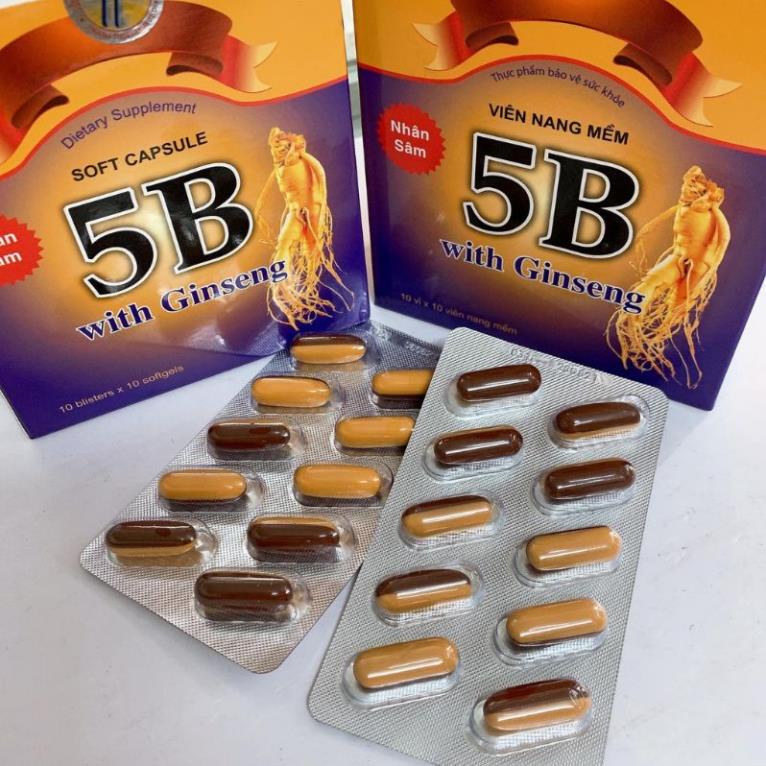 Vitamin 5B with Ginseng cho người suy nhược,mệt mỏi và thiếu hụt vitamin B