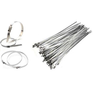 Dây rút / dây thít Inox 304 có đầy đủ kích thước khác nhau, bền bỉ, chắc chắn, chịu lực vô cùng tốt ( 100 sợi / túi )