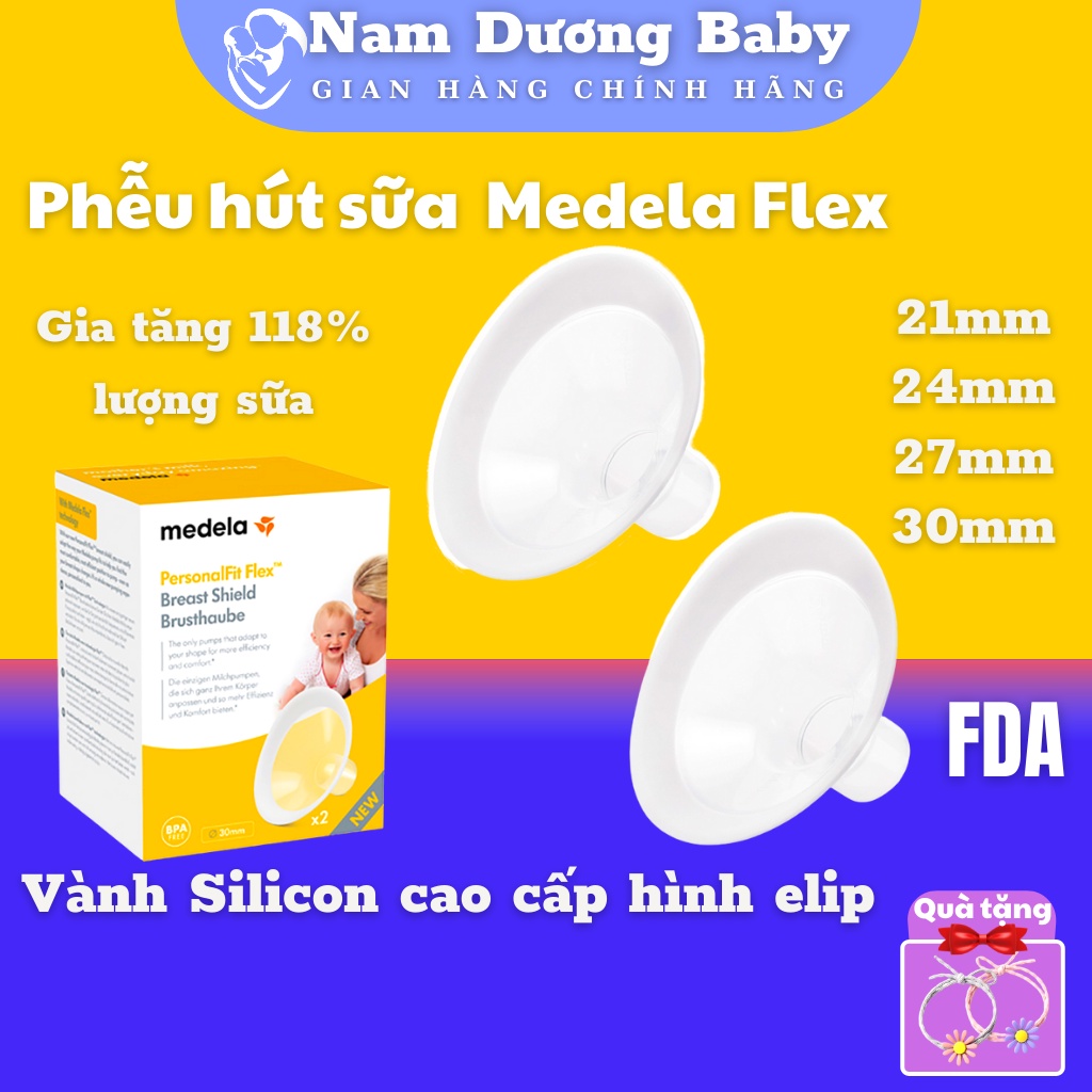 Phễu máy hút sữa vành mềm Flex chính hãng.