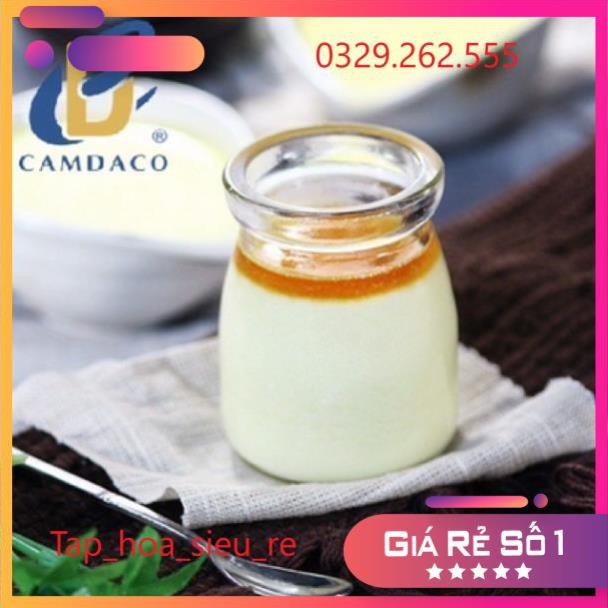 (Rẻ Vô địch) 1 Hũ thuỷ tinh làm sữa chua trơn 100ml nắp nhựa - hàng viêth nam