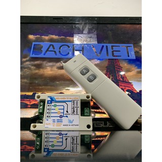 Module RF 2 kênh 12V-220V 10A  3km + hộp - Thiết bị điện thông minh - Nhà thông minh