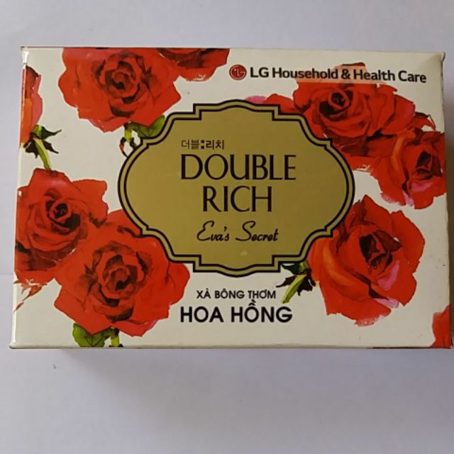 Xà bông thơm Double rich 90g hương hoa iris. | BigBuy360 - bigbuy360.vn