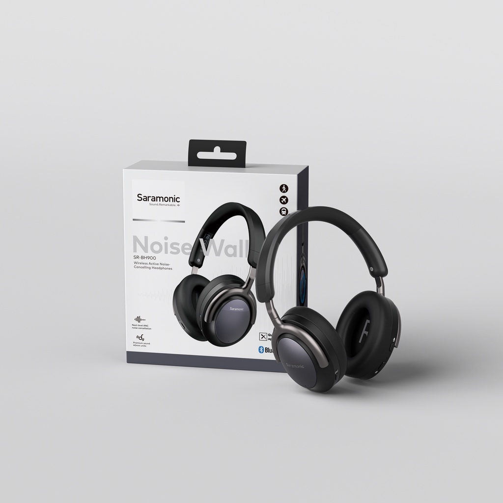 Tai nghe bluetooth ANC chống ồn,chụp tai Saramonic BH900 - Bảo hành 6 tháng chính hãng