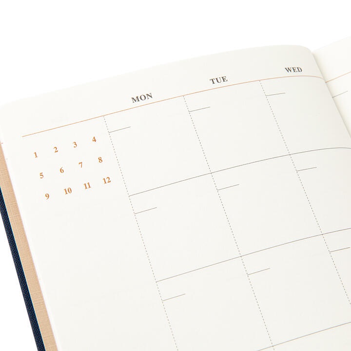 Sổ Tay Ghi Chú ARTBOX Hàn Quốc Bọc Vải Màu Xanh Navy Tiện Dụng