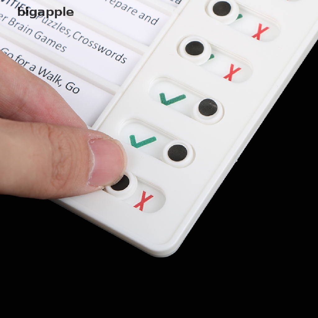 Bảng ghi chú bằng nhựa có thể tái sử dụng để lập kế hoạch hàng ngày