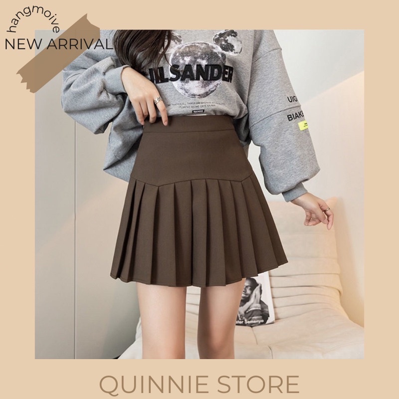 Chân váy xếp ly thiết kế mẫu mới 2022, dáng xòe cạp lưng cao vải tuytsi cao cấp | BigBuy360 - bigbuy360.vn