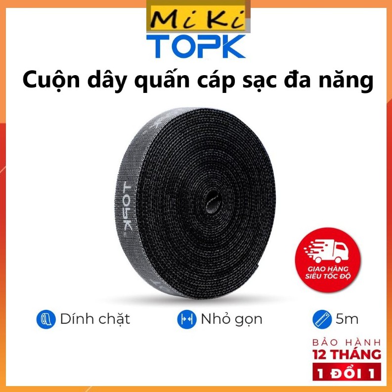 Dây quấn cáp sạc đa năng dễ dùng - 1 Cuộn dài 5M