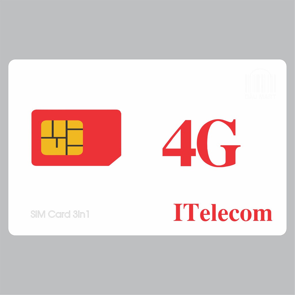 Sim 4G Vina Itel gói 3GB/ngày  hãng Itelecom và sim 4G vinaphone VD89P  miễn phí 120gb tháng đầu