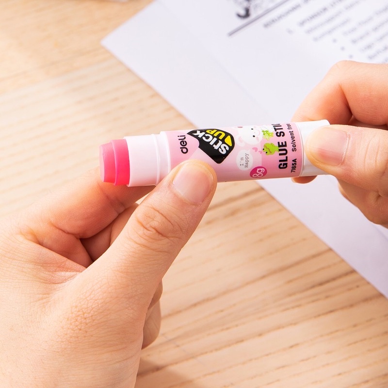 Hồ Khô_Keo Khô 3 Màu Deli 7165A 8g Chính Hãng