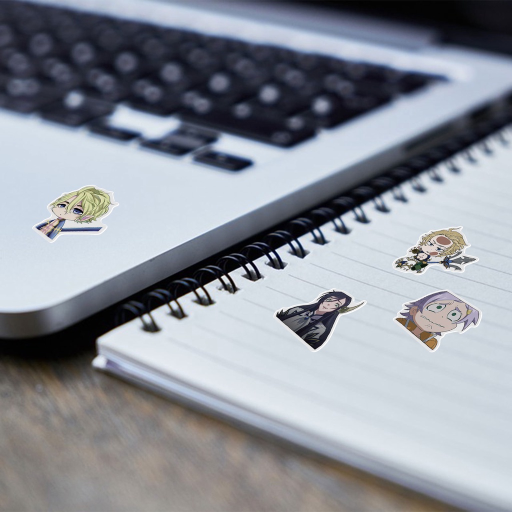 Y&P| Hình Dán Chống Nước Record of Ragnarok Nhật Bản Anime Mũ Bảo Hiểm Máy Tính Xách Tay Hành Lý Dán Thiết Lập, 50 tờ