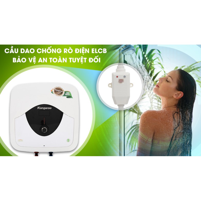 Bình nóng lạnh/ Máy nước nóng 30 lít Kangaroo KG818N chính hãng