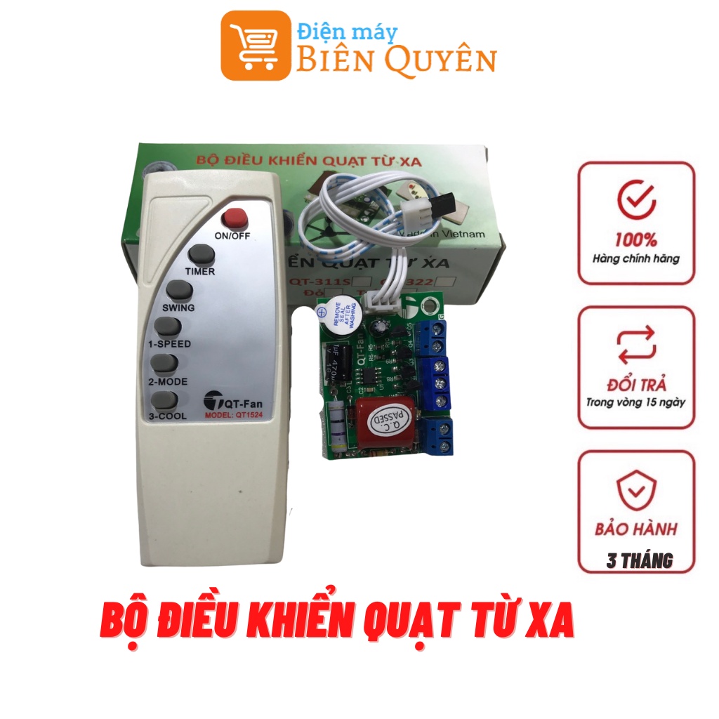 Mạch Điều Khiển Quạt Từ Xa QT-FAN QT-311 Bo Quạt Đa Năng Hồng Ngoại Đấu Nối Dễ Dàng