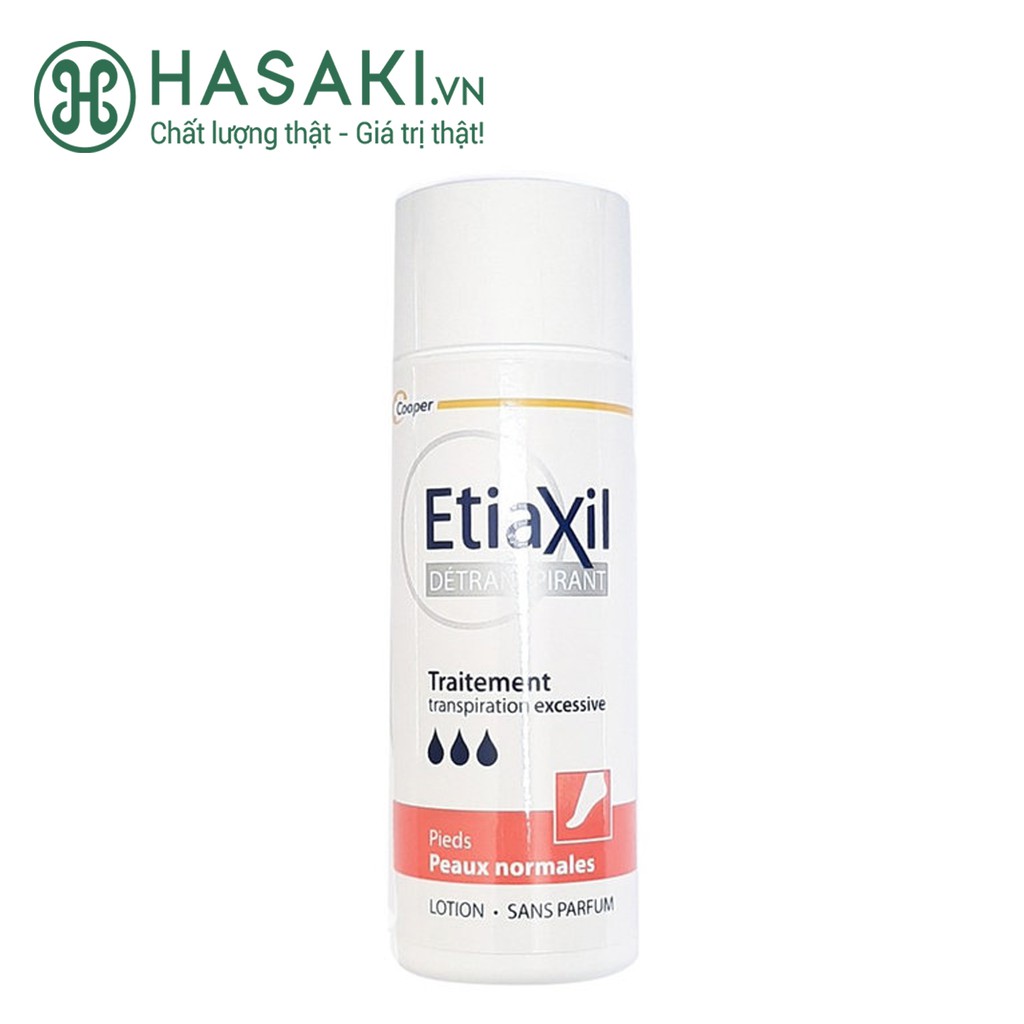 Xịt Khử Mùi Mồ Hôi Chân EtiaXil Cho Da Thường Detranspirant Traitement Lotion Peaux Normales 100ml