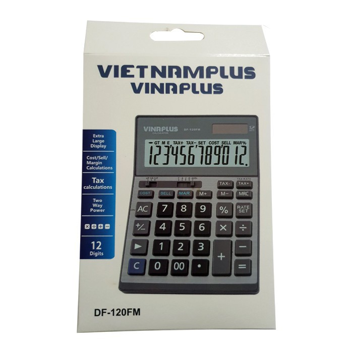 Máy Tính VINAPLUS DF-120FM - Màn Hình Lớn , Nguồn Hai Chiều (Năng lượng mặt trời và pin)