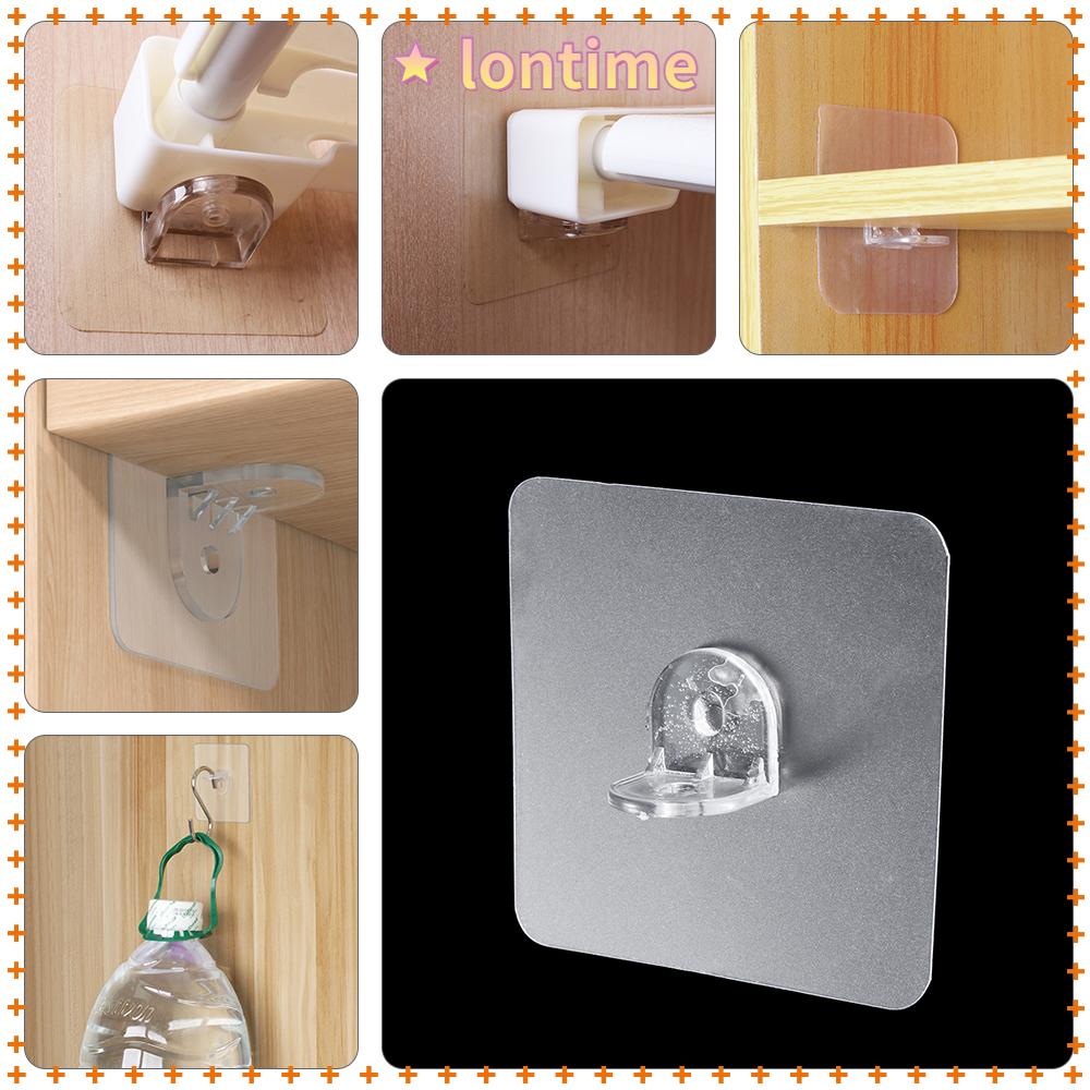 Bộ 10/20 Giá Đỡ Chia Ngăn Tầng Đựng Đồ Hình Tam Giác Dán Tủ Quần Áo Không Cần Đục Lỗ Không Tạo Dấu Vết