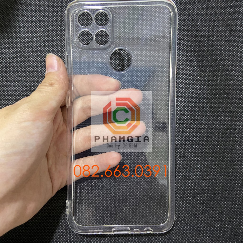 Ốp lưng Oppo A15 / A15S dẻo trong bảo vệ cam in hình đẹp (P2)