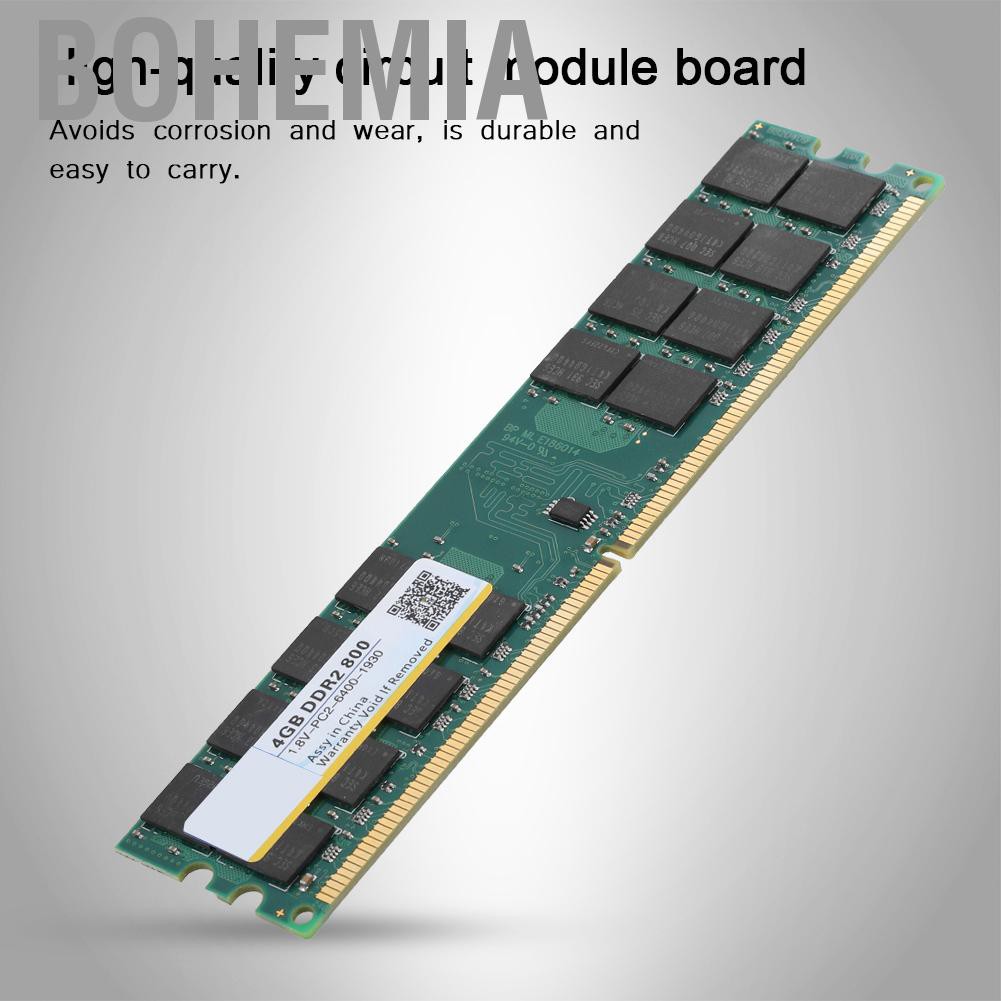 Ram Ddr2 Pc2-6400 800mhz 240 Pin Cho Pc 4gb