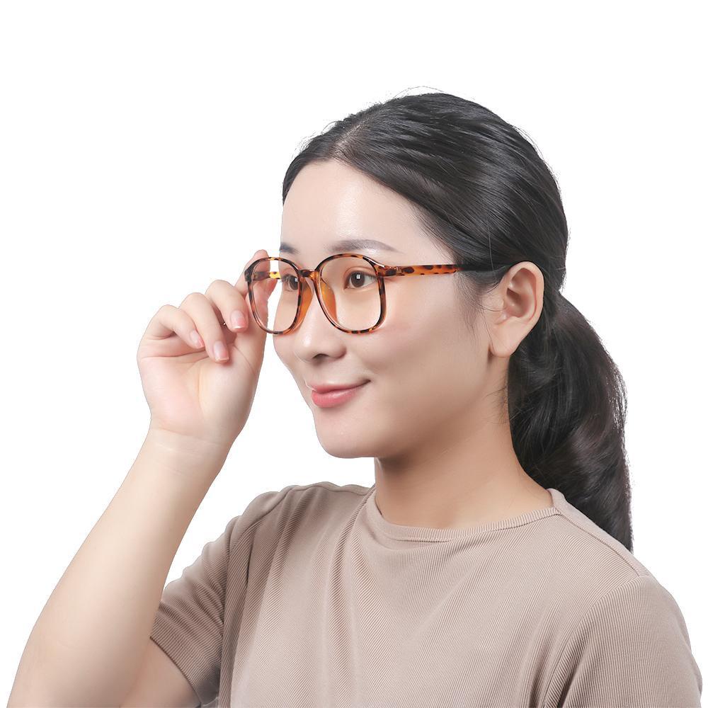 Mắt Kính Gọng Tròn Trong Suốt Phong Cách Vintage Thời Trang