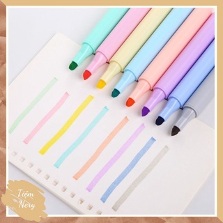 (Lẻ) Bút highlight màu pastel | Bút đánh dấu