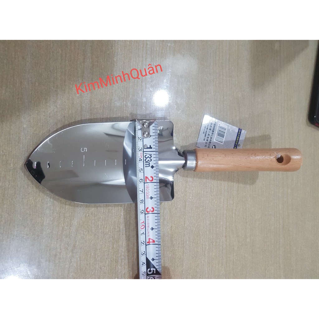 xẽng làm vườn mini inox cao cấp không rỉ sét