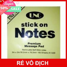 Giấy note vàng 3x5 UNC 7,6cmx12,5cm - GIẤY NOTE - NOTE