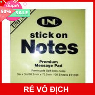 Giấy note vàng 3x5 UNC 7,6cmx12,5cm - GIẤY NOTE - NOTE