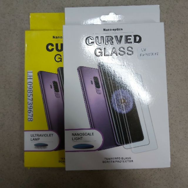 Kính cường lực Full keo UV cho samsung galaxy Note 7/FE Full keo nước